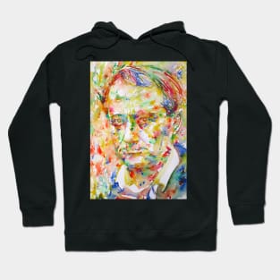 CHARLES BAUDELAIRE - watercolor portrait .3 Hoodie